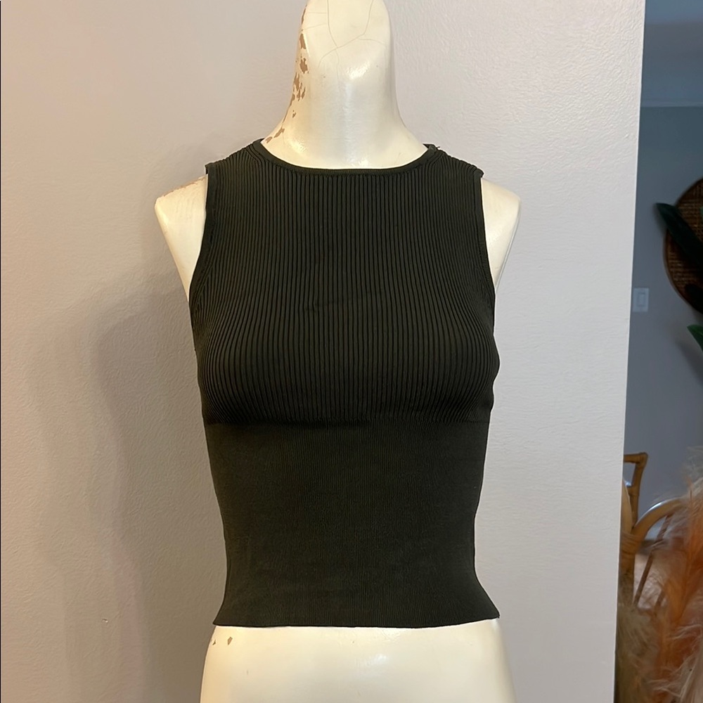 Green Zara Top